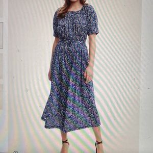 BROOKS BROTHERS Cotton Linen Shirt Dress, size 2, beautiful floral pattern, NWT